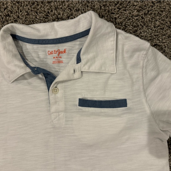 Bundle of 3 Cat & Jack boys polo shirts, size M 8-10 - Picture 7 of 7